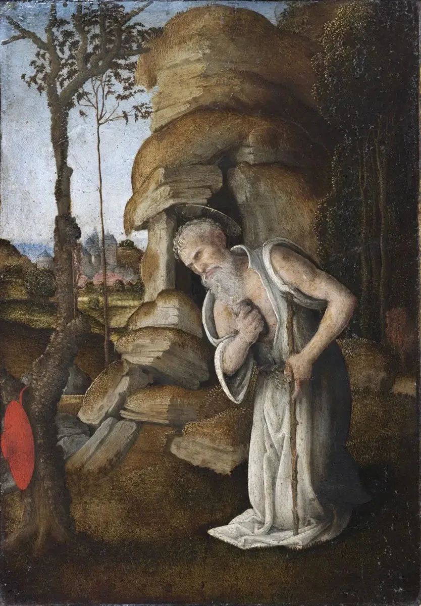 Çilekeş Aziz Jerome Çöl'de - Filippino Lippi