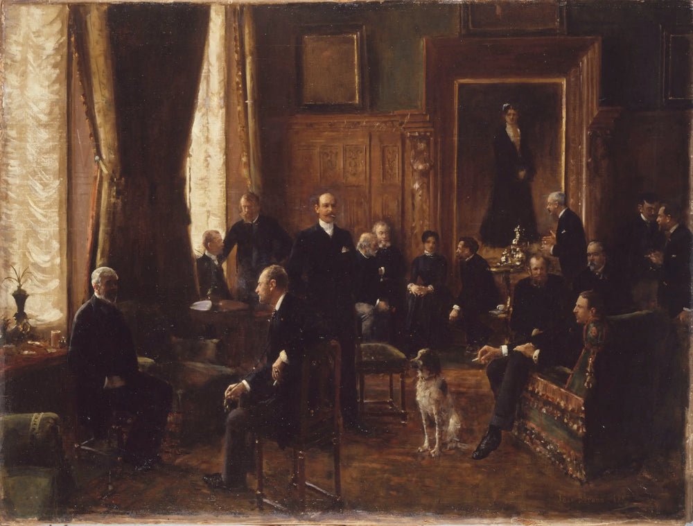 Le salon de la comtesse Potocka - Jean Béraud - Alpha Reproduction