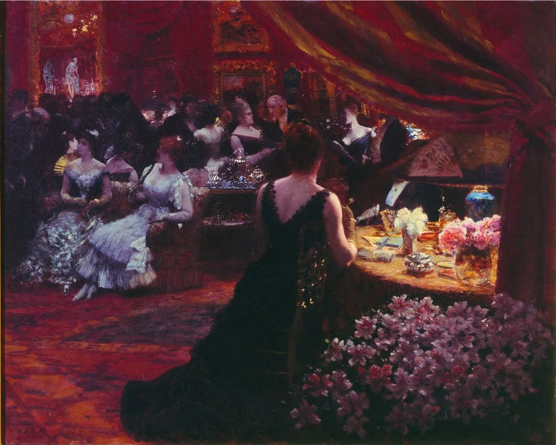 Prenses Mathilde Bonaparte'nin Salonu - Giuseppe De Nittis
