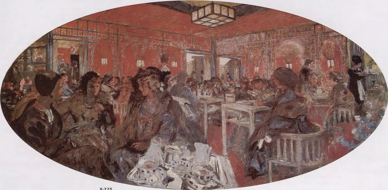 Grand Teddy Çay Salonu - Édouard Vuillard