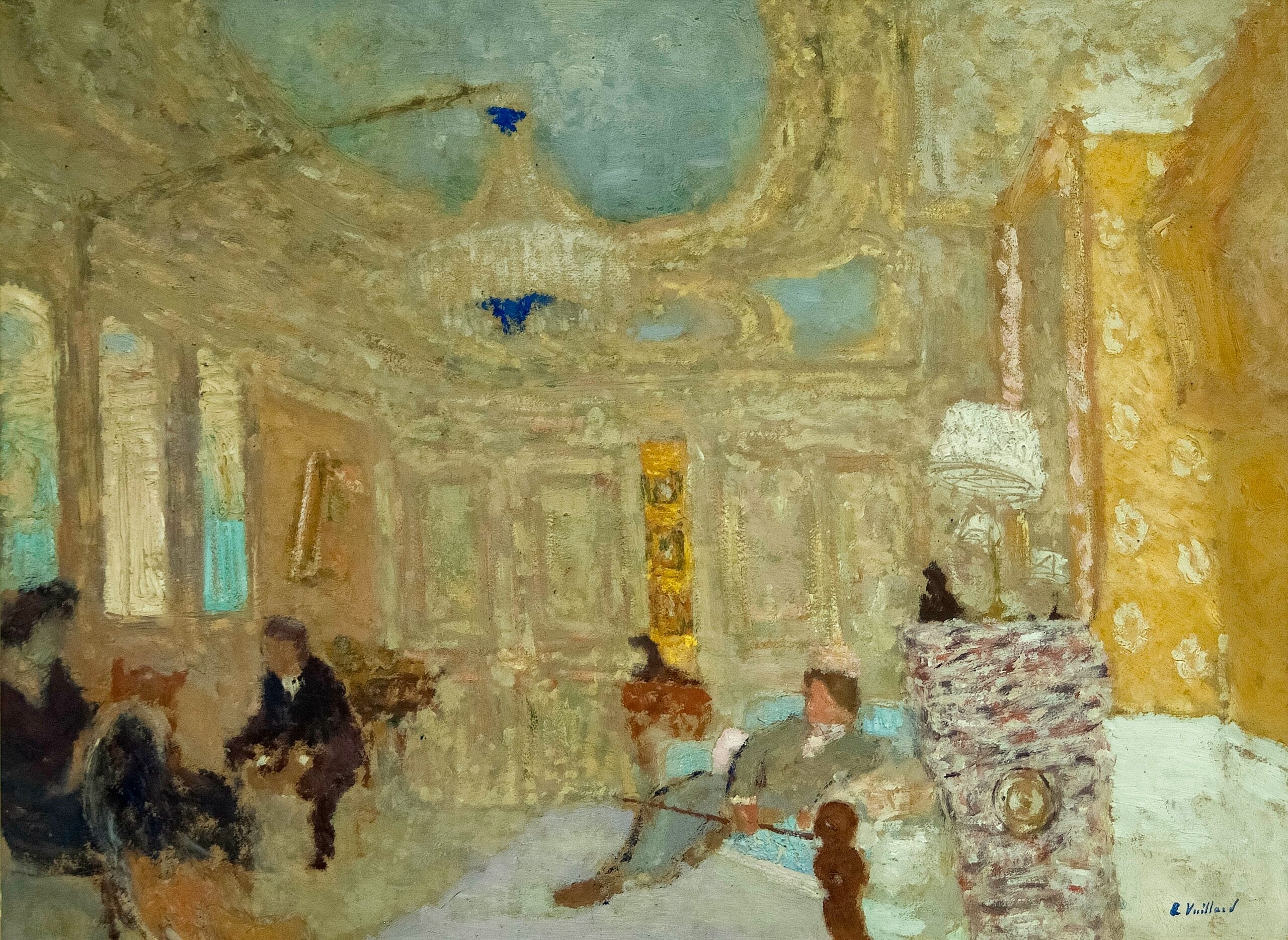 Le salon des Hessel, rue de Rivoli - Édouard Vuillard