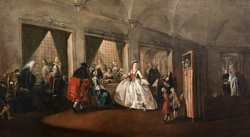San Zaccaria Rahibe Salonu - Francesco Guardi