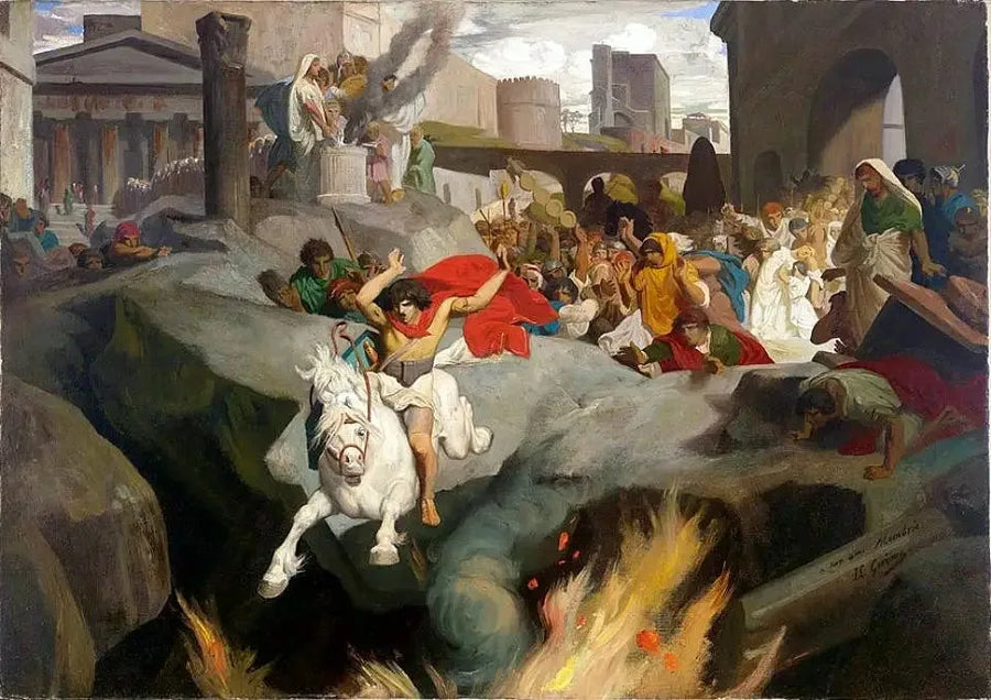 Mettius Curtius'un Atlama - Jean-Léon Gérôme