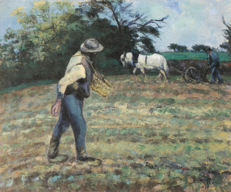 Tohumcu ve Tarımcı, Montfoucault - Camille Pissarro