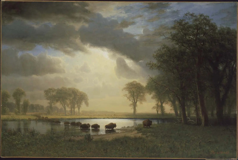 Bizon Yolu - Albert Bierstadt