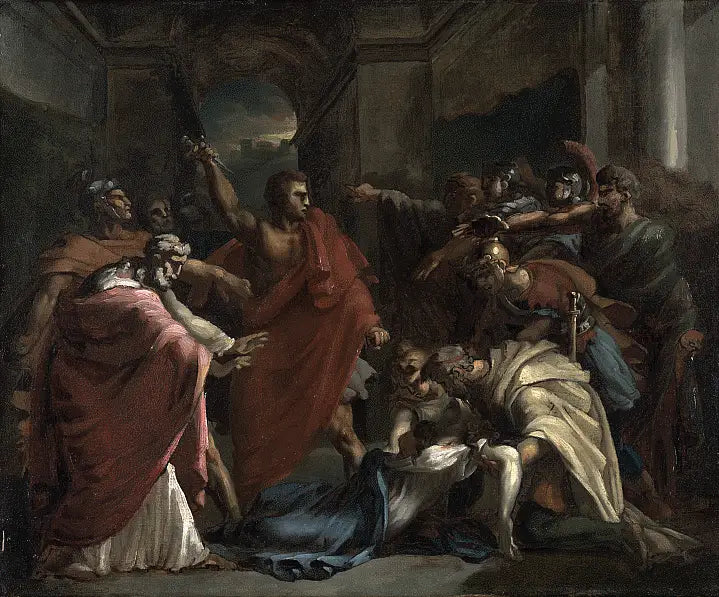 Brutus'un Lucretia'nın ölümünden sonraki yemini - Théodore Géricault