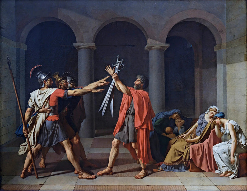 Horatiusların Yeminı - Jacques-Louis David