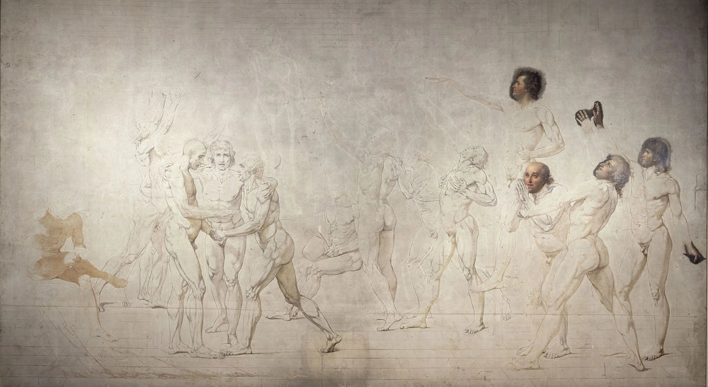 Le Serment du jeu de paume - Jacques-Louis David image 1 copie peinte à la main à l’huile