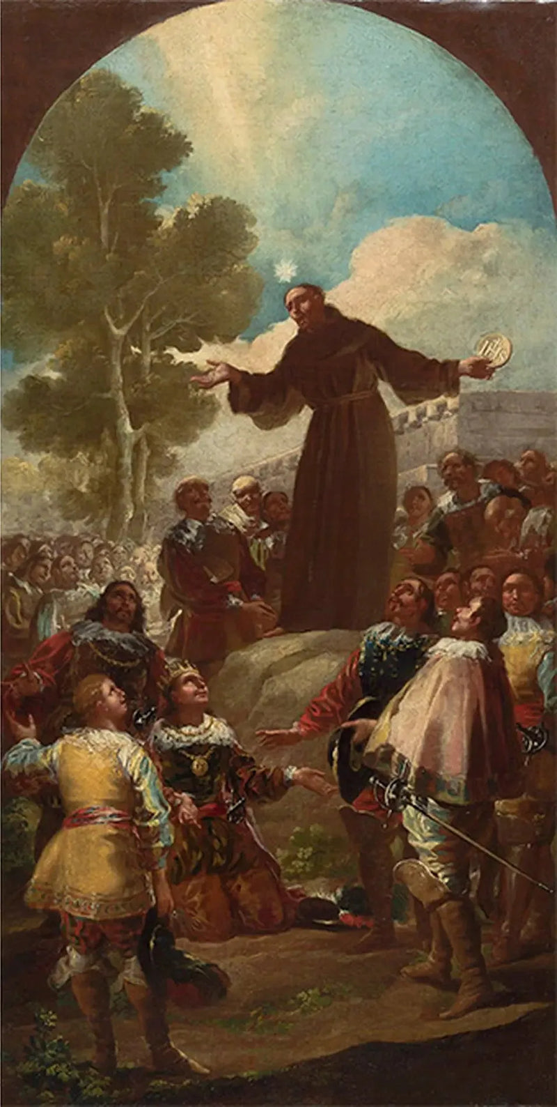 Siena'lı Aziz Bernardin'in Vaazı - Francisco de Goya