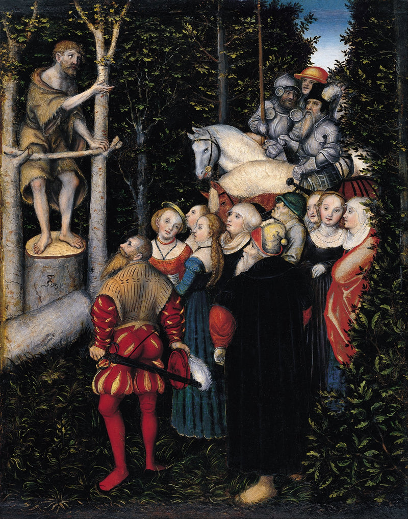 Aziz Yuhanna Vaazı - Lucas Cranach the Elder