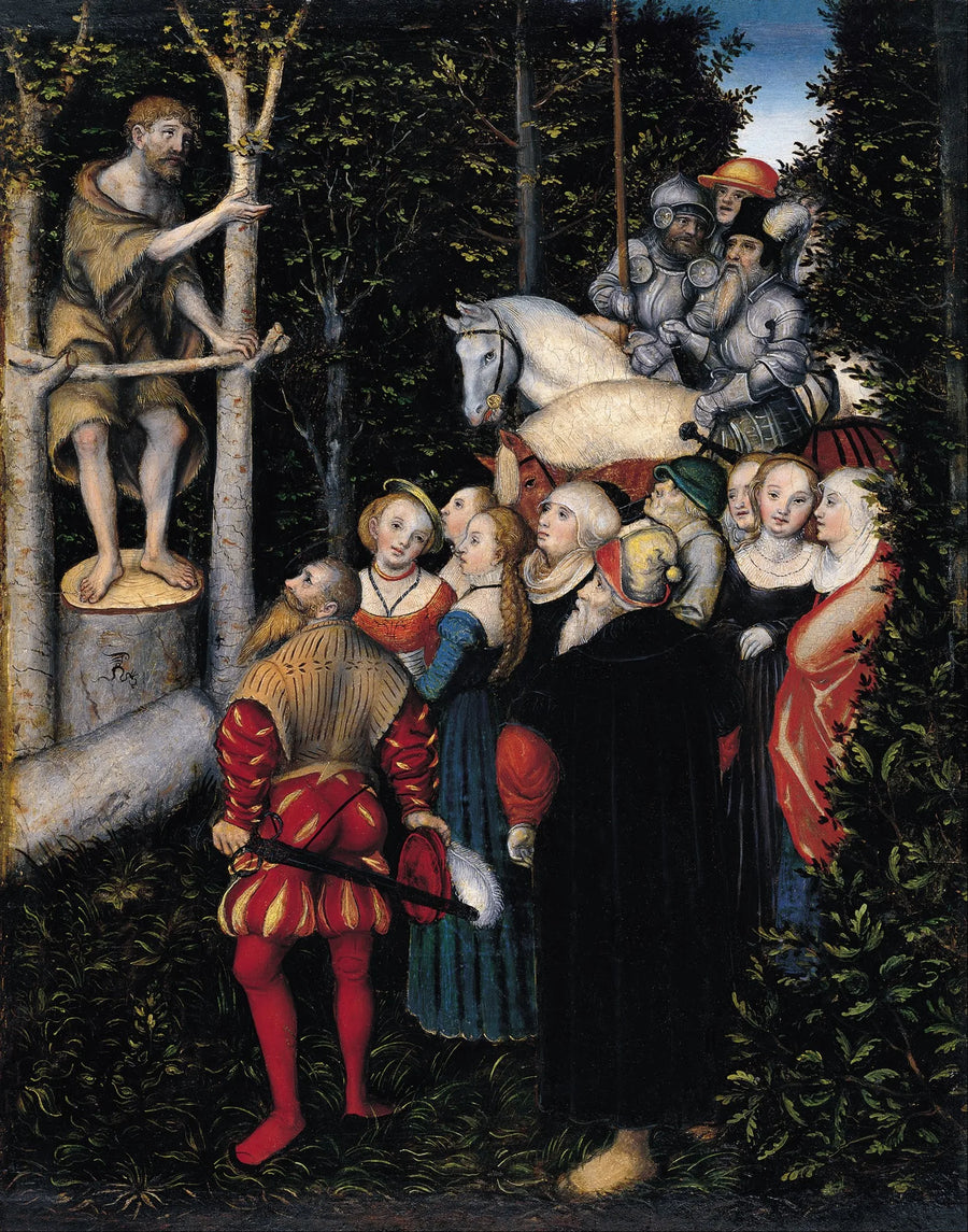 Aziz Yuhanna Vaazı - Lucas Cranach the Elder