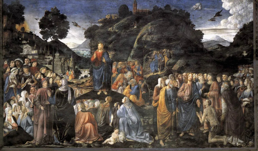 Sermon Dağı Üzerinde - Cosimo Rosselli