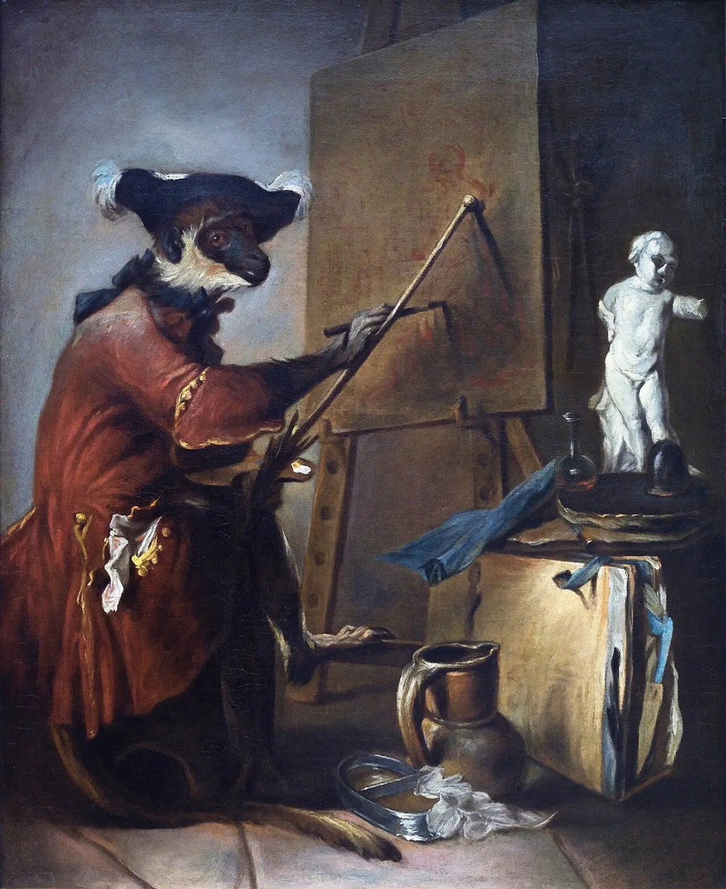 Boyacı Maymun - Jean Simeón Chardin