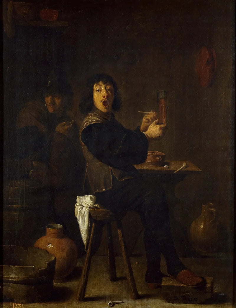 Neşeli Asker - David Teniers le Jeune