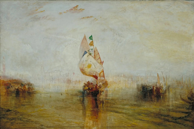 Venedik Güneşi Denize Açılıyor - J. M. W. Turner