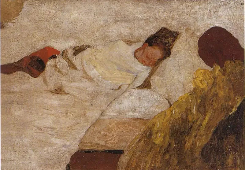 Madame Vuillard'in Uykusu - Édouard Vuillard