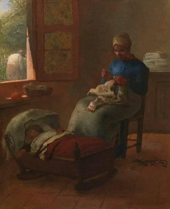 Bebeğin Uykusu - Jean-François Millet