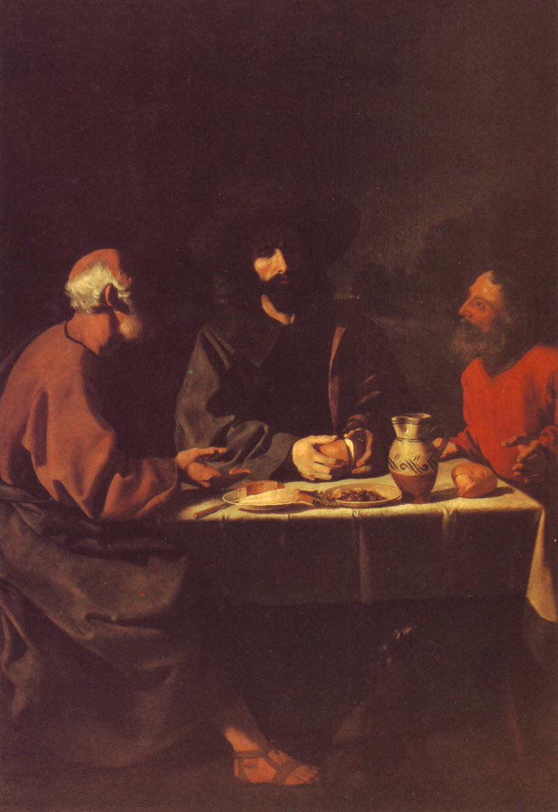 Emmaus'ta Akşam Yemeği - Francisco de Zurbarán