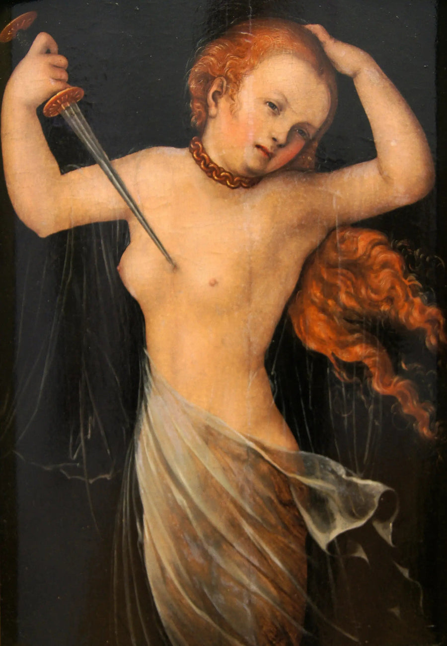 Lucrèce'nin İntiharı - Lucas Cranach the Elder