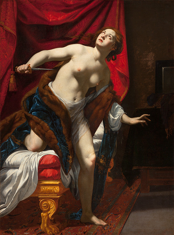 Lucrèce'nin İntiharı - Simon Vouet