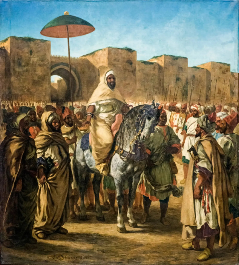 Fas Sultanı - Eugène Delacroix