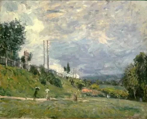 Sèvres Demiryolu Yüksekliği - Alfred Sisley