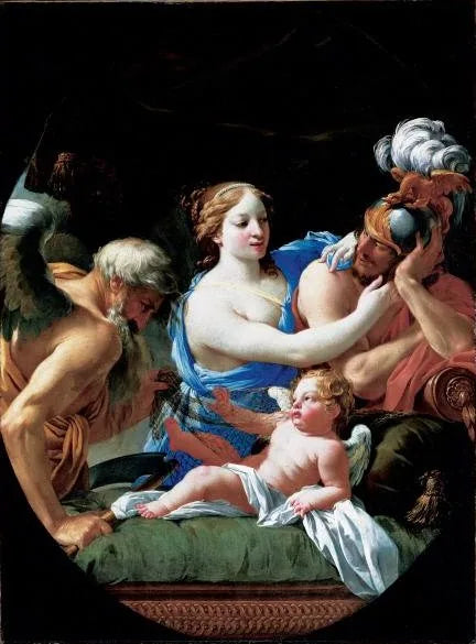 Venüs ve Mars'ın Aşkını Keşfeden Zaman - Simon Vouet