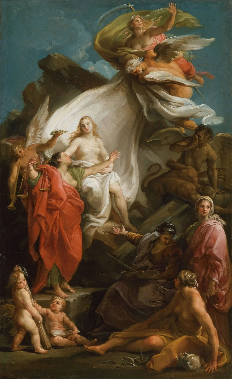 Zaman gerçeği ortaya çıkarır - Pompeo Batoni