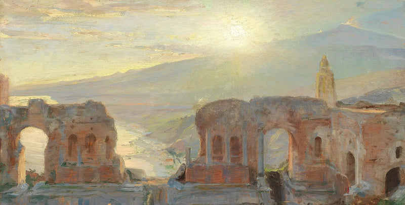 Taormina Antik Tiyatrosu. - Peder Severin Krøyer