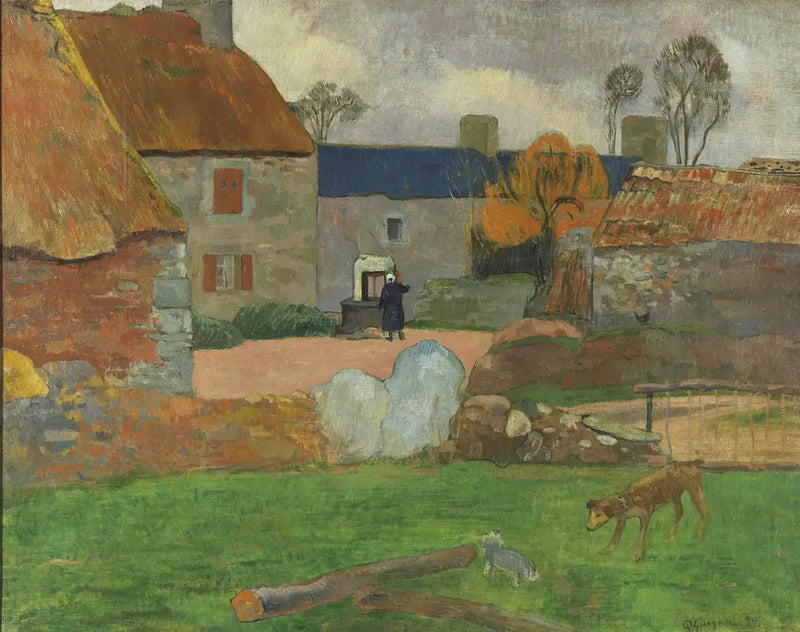 Mavi Çatı - Paul Gauguin