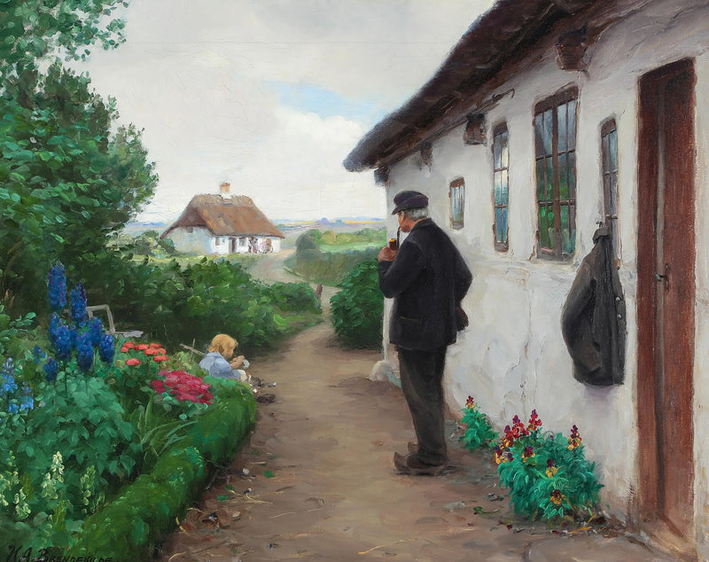 Jyllinge'den Yol İşçisi Chr. Larsen. - H. A. Brendekilde