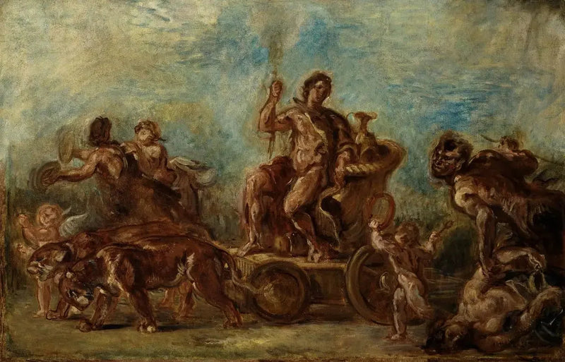 Bacchus'un Zaferi - Eugène Delacroix