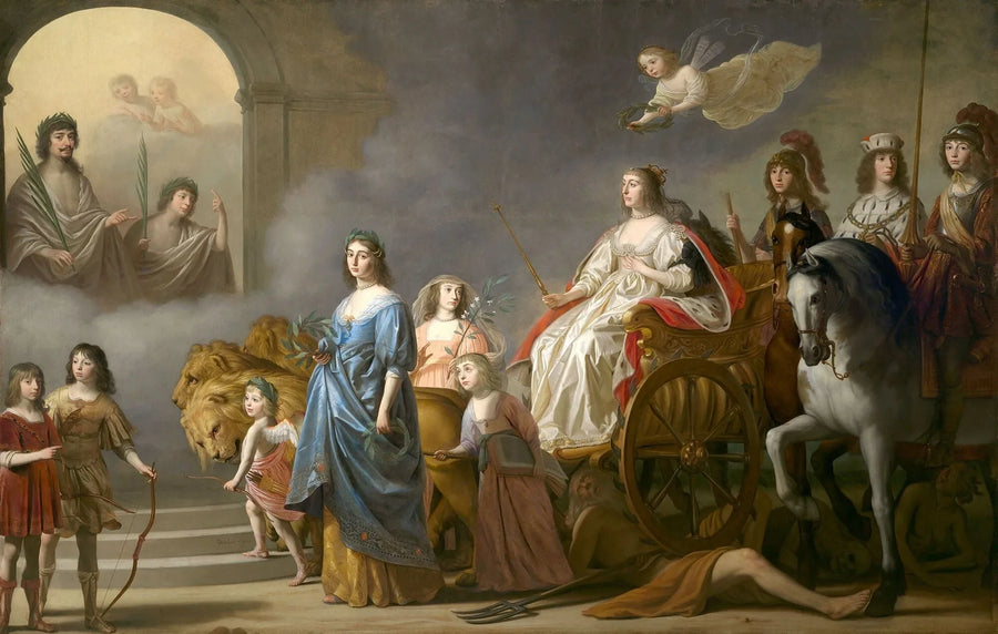Kış Kraliçesinin Zaferi: Adaletin Alegorisi - Gerrit van Honthorst