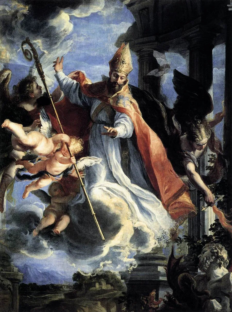 Saint Augustin Zaferi - Claudio Coello