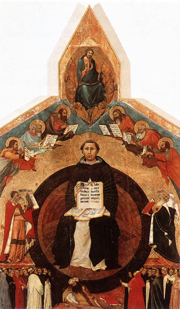 Saint Thomas Aquinas Zaferi - Lippo Memmi