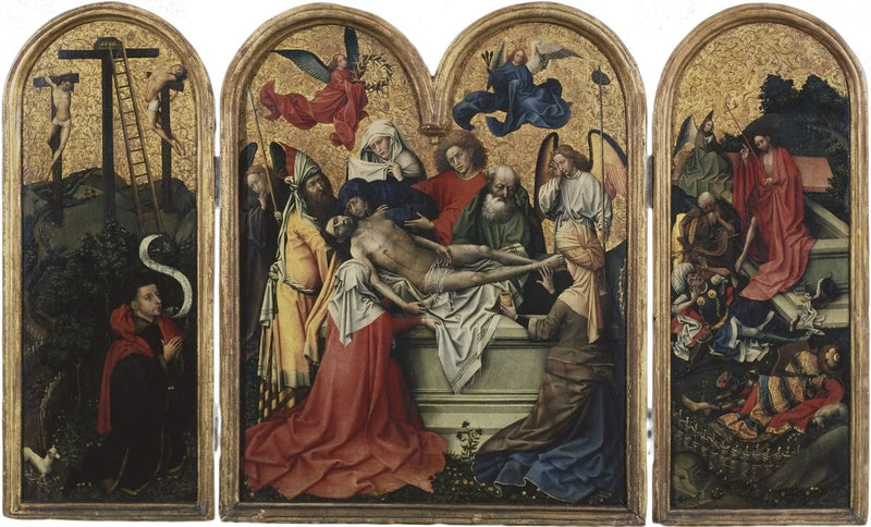 Seilern'in Triptyği – Cenaze Hazırlığı - Robert Campin