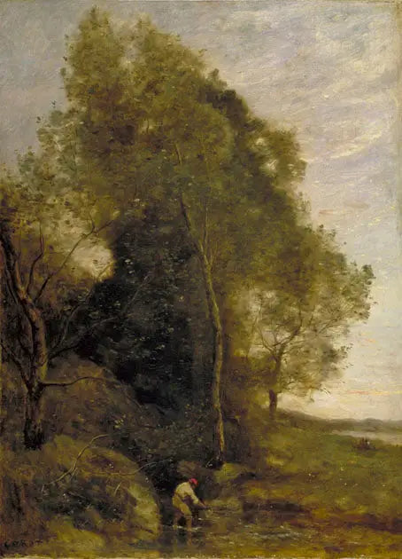 Yengeç Delikleri - Jean-Baptiste Camille Corot