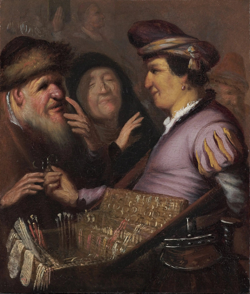 Gözlük Satıcısı (Gözlük satan bir satıcı, Vue) - Rembrandt