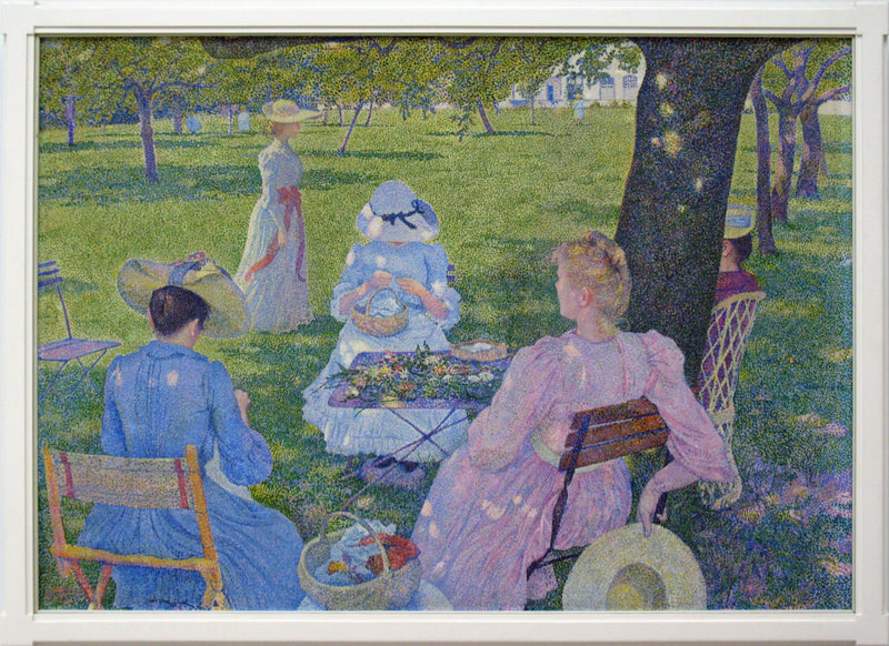Le verger - Théodore van Rysselberghe