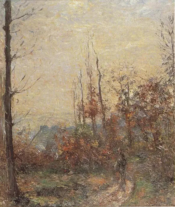 Sonbaharda eski yol, Pontoise - Camille Pissarro