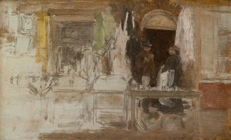 Eski Giysi Dükkanı, Houndsditch - James Abbott McNeill Whistler