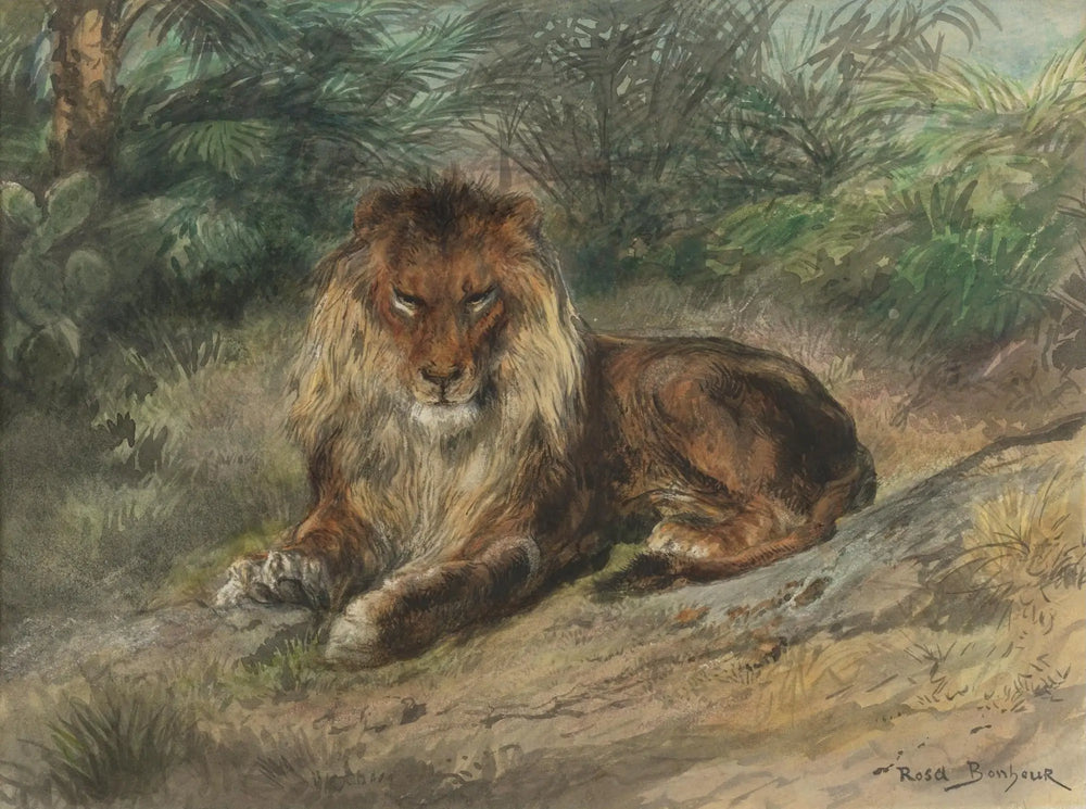 Le vieux monarque - Rosa Bonheur - Alpha Reproduction