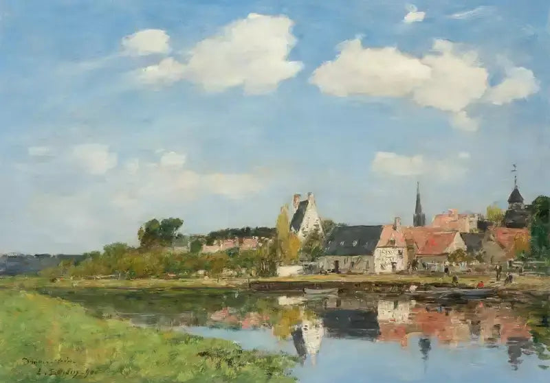 Touques Eski Limanı - Eugène Boudin