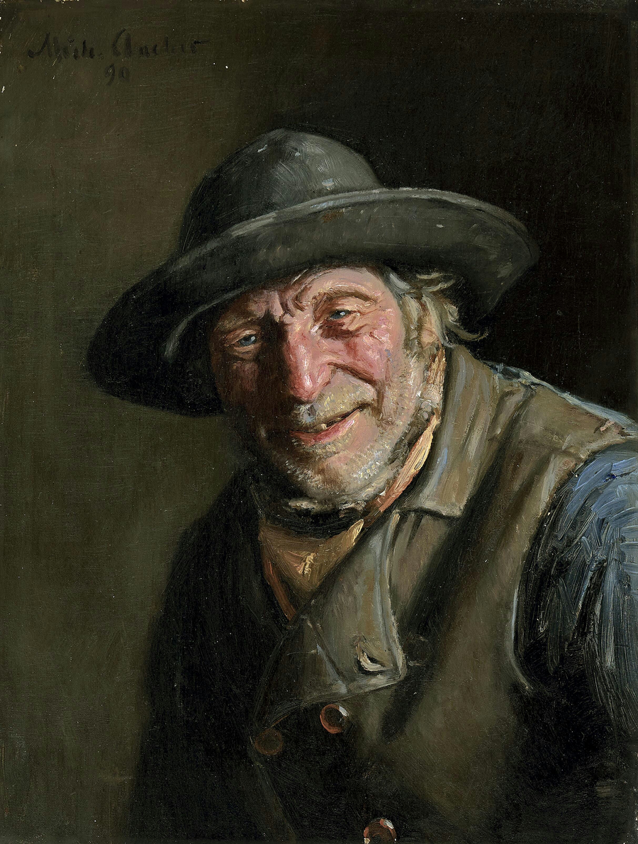 Yaşlı Søren. - Michael Peter Ancher
