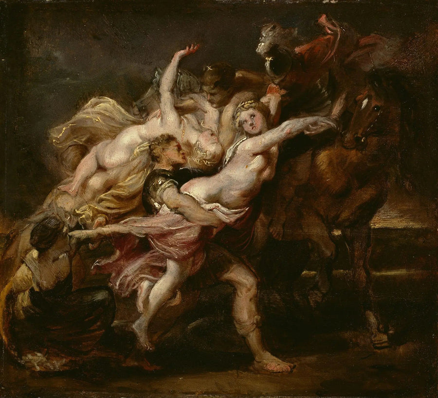 Levkippos'un Kızlarına Tecavüz - Peter Paul Rubens
