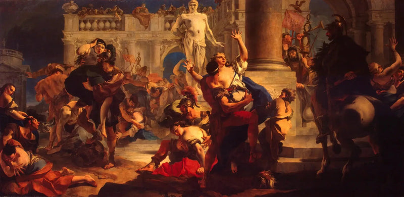 Sabine Tecavüzü - Giovanni Battista Tiepolo