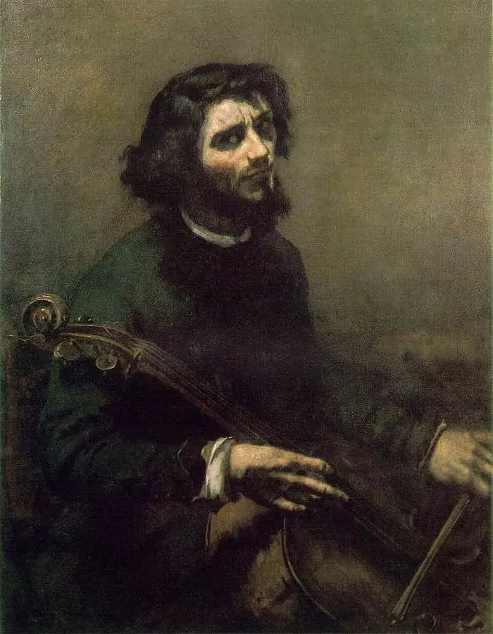 Çellist - Gustave Courbet