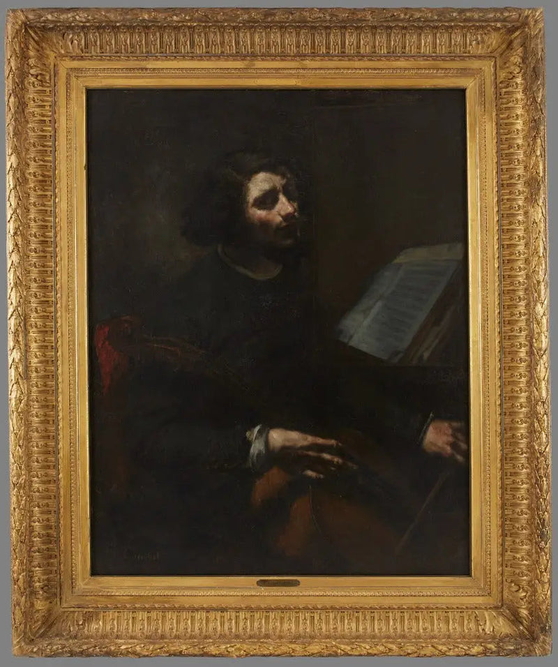 Çellist - Gustave Courbet