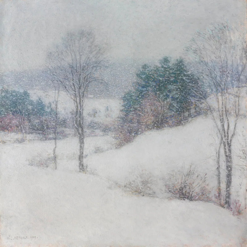 Beyaz peçe - Willard Metcalf