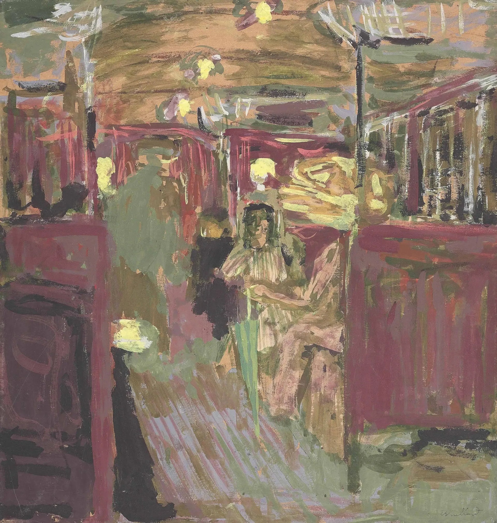 Le Wagon de métro - I - Édouard Vuillard image 1 tableau peint à l’huile sur toile